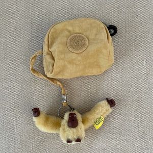 Kipling Close Zip Key Case, Small Pouch Yellow